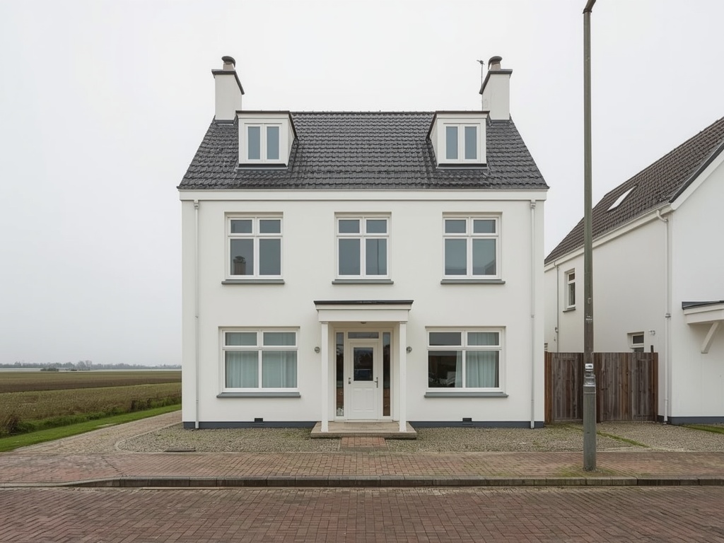 foto van ouderwetse huizen