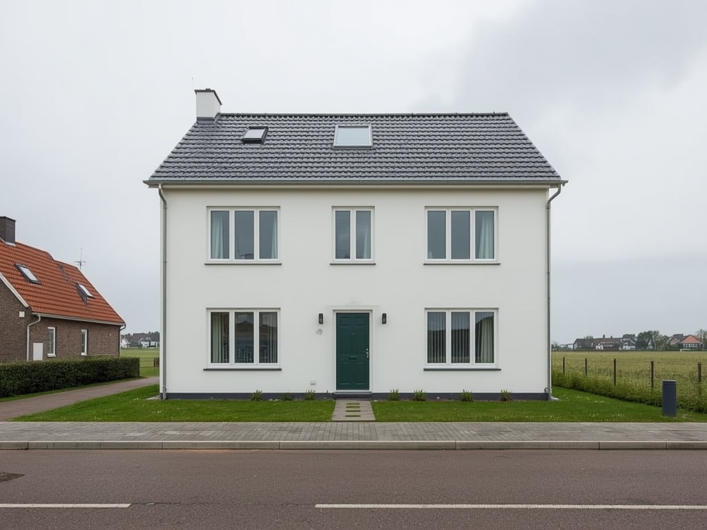 foto van ouderwetse huizen
