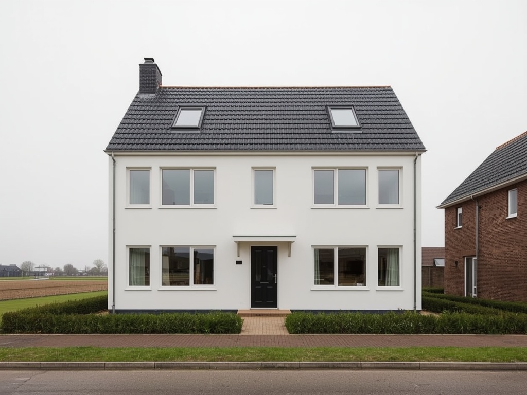 foto van ouderwetse huizen