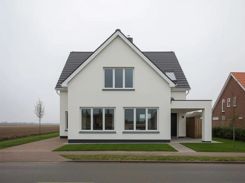foto van ouderwetse huizen