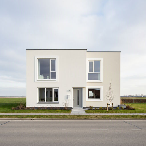Moderne vrijstaande woning Almere Stad met nieuw geplaatste kunststof kozijnen wit
