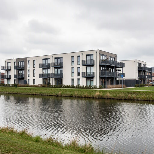 Appartementencomplex Soest-Zuid met antraciet kunststof kozijnen en balkons