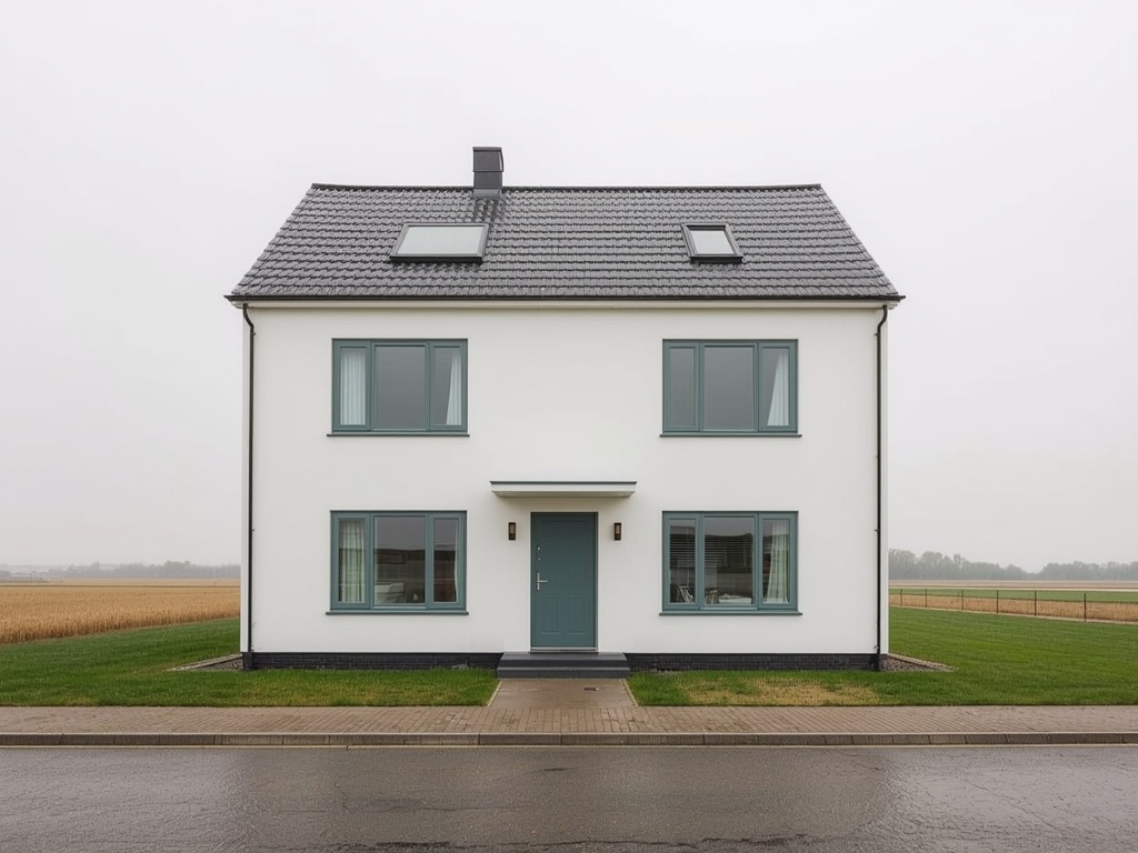 Moderne vrijstaande woning Soest met nieuw geplaatste kunststof kozijnen wit