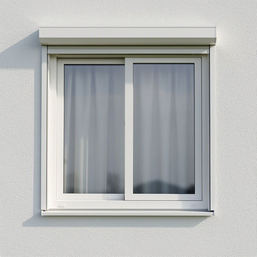 Detailopname wit kunststof kozijn in nieuwbouwwoning vlakbij het Muiderslot