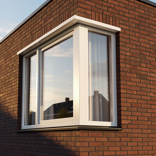 Antraciet kunststof kozijnen aan een gerenoveerde woning